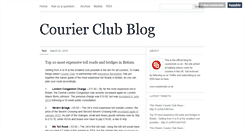 Desktop Screenshot of blog.courierclub.co.uk